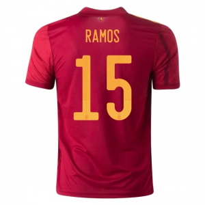 Spania Sergio Ramos 15 Hjemmedrakt EM 2020 – Kortermet